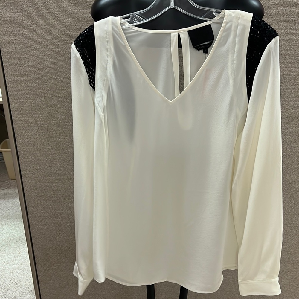Silk white blouse